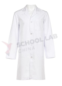 Coat, medical, woven, white, large size